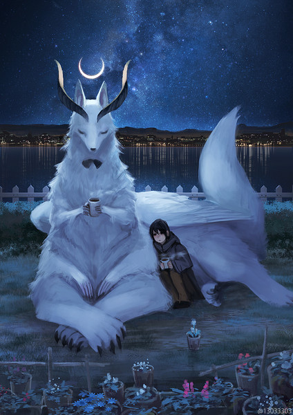 夜の庭 蟻塚 さんのイラスト ニコニコ静画 イラスト