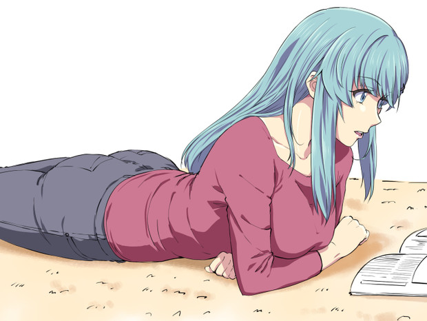 寝そべり鈴谷 ひさちゅう さんのイラスト ニコニコ静画 イラスト