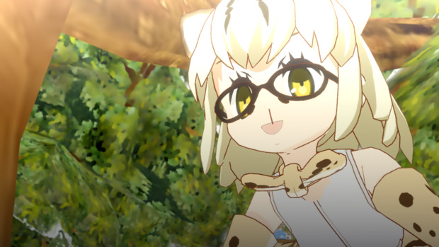 Mmdけもフレ アニメ風にマーゲイさん 華音 カノン P さんのイラスト ニコニコ静画 イラスト