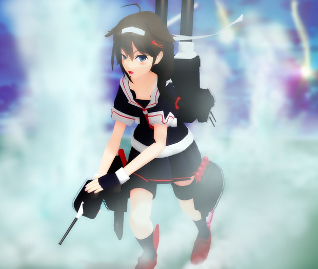 あれは 栗田艦隊ッ 時雨の決戦 Mmd艦これ 甲乙亭丙左衛門 さんのイラスト ニコニコ静画 イラスト