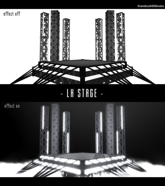 Lhステージ Ver 1 0 Mmdステージ配布あり 安堂 さんのイラスト ニコニコ静画 イラスト