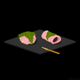 ドット絵 桜餅 Zima さんのイラスト ニコニコ静画 イラスト