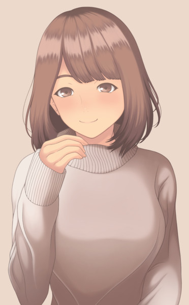 タートルニットのおねえさん です ʅ ਊ ʃ さんのイラスト ニコニコ静画 イラスト