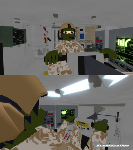 M1a2運転席 In Mmd カツオ武士 P さんのイラスト ニコニコ静画 イラスト