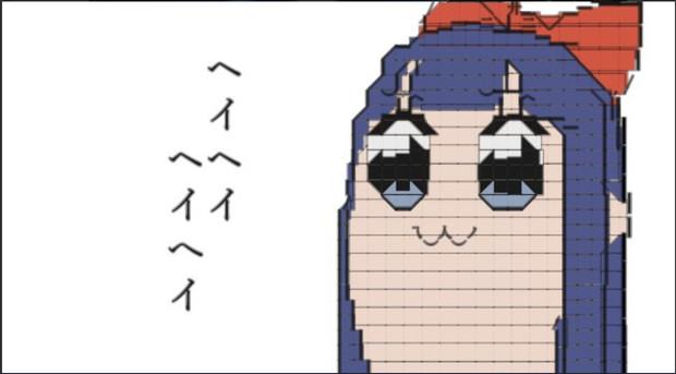 【コメントアート】ポプテピピックのピピ美