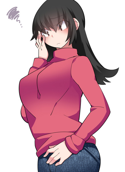 胸が大きくて太って見えることを気にしている女の子 ハマー さんのイラスト ニコニコ静画 イラスト