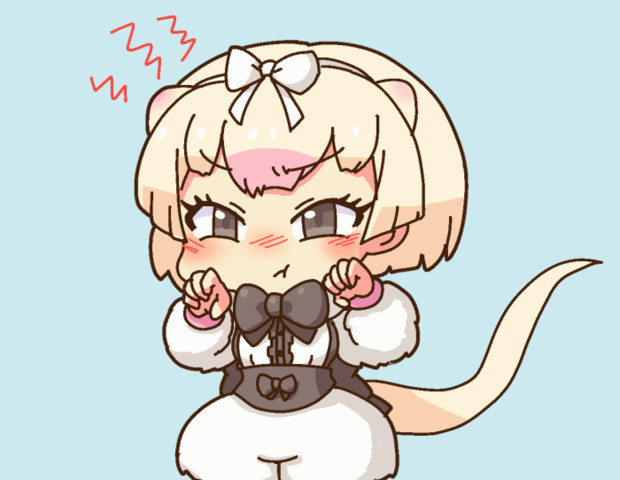 Gif 威嚇するヒメアリクイちゃん 脳廻 ポゼ助 さんのイラスト ニコニコ静画 イラスト