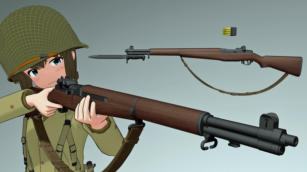 親指 U S M1ガーランドライフル 注意 Lowgun211 さんのイラスト ニコニコ静画 イラスト