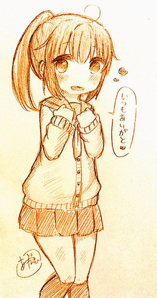 3月9日はさんきゅーの日 雨坪礼 あや さんのイラスト ニコニコ静画 イラスト