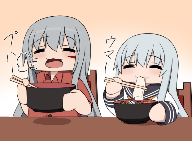 ほうとうをたべるガン響 ボコ太 さんのイラスト ニコニコ静画 イラスト
