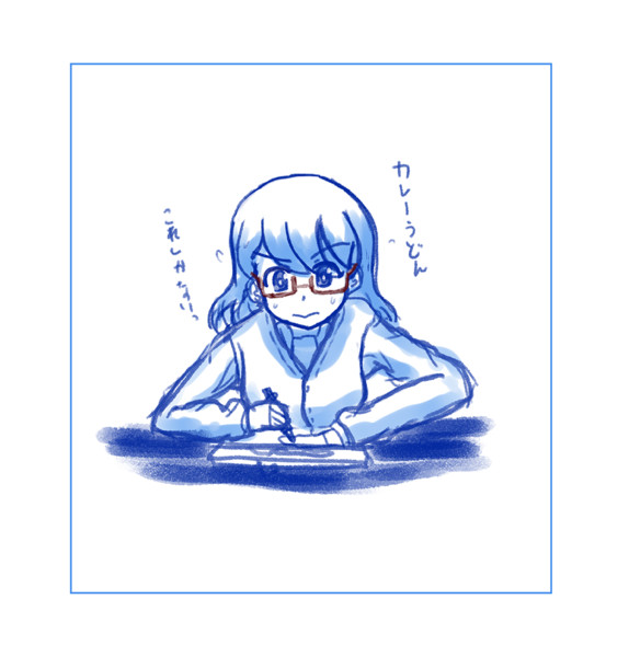 ガルパン カレーうどんちゃん 灰色プリン Nakanokami さんのイラスト ニコニコ静画 イラスト