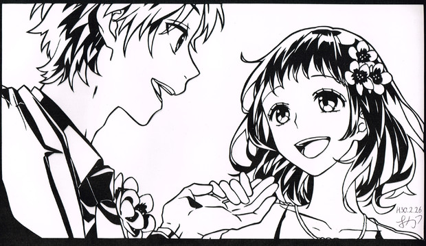 切り絵 東京ウインターセッション Honeyworks おかつ さんのイラスト ニコニコ静画 イラスト