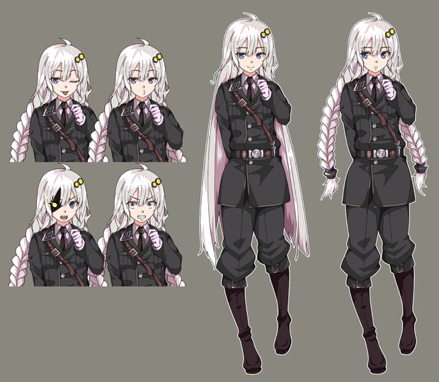軍服 紲星あかり 立ち絵ver2 物見戸 さんのイラスト ニコニコ静画 イラスト