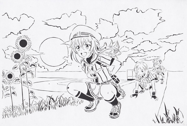 切り絵 火山 岩城 Hokanko さんのイラスト ニコニコ静画 イラスト