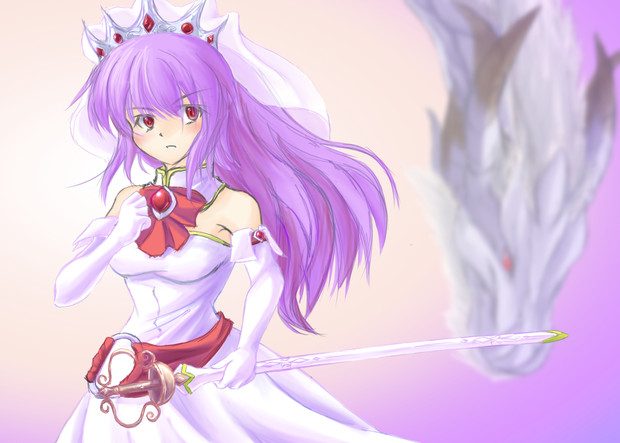 リク 真白の髪飾りをつけた依姫 より Average000 さんのイラスト ニコニコ静画 イラスト