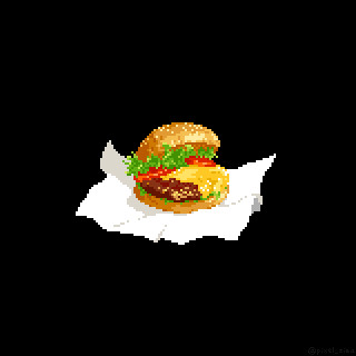 ドット絵 ハンバーガー Zima さんのイラスト ニコニコ静画 イラスト
