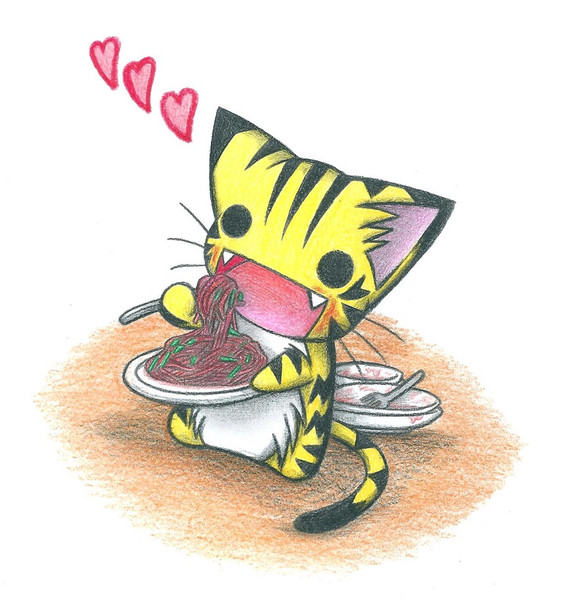 ナポリタンにゃんこ わにねこwithくまこ さんのイラスト ニコニコ静画 イラスト