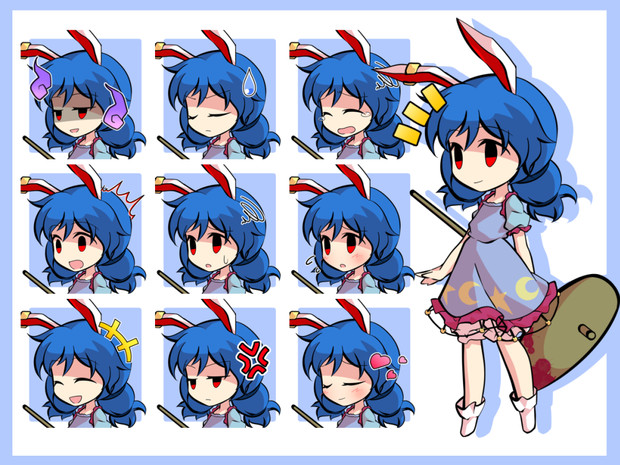 デフォルメ清蘭立ち絵 アイコン はるか さんのイラスト ニコニコ静画 イラスト