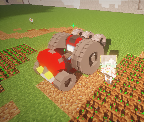 Minecraft トラクター Jointblock まから さんのイラスト ニコニコ静画 イラスト