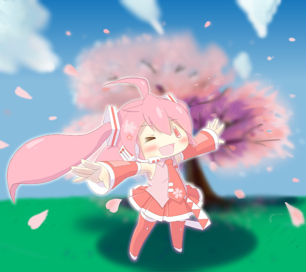 桜前線北上中 弥生みつき さんのイラスト ニコニコ静画 イラスト