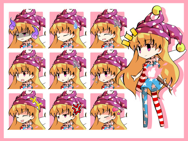 デフォルメクラウンピース立ち絵 アイコン はるか さんのイラスト ニコニコ静画 イラスト