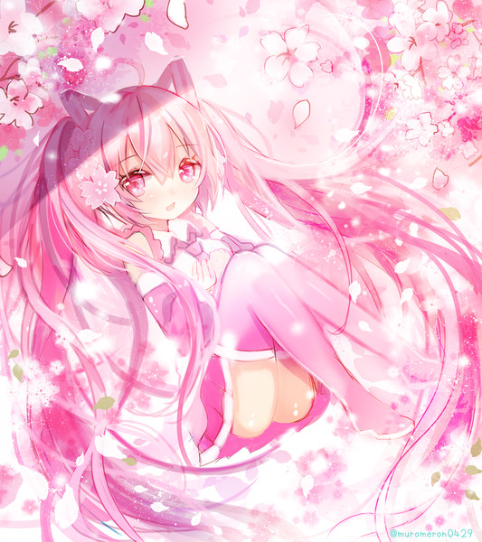 桜ミク 琥珀むろ さんのイラスト ニコニコ静画 イラスト