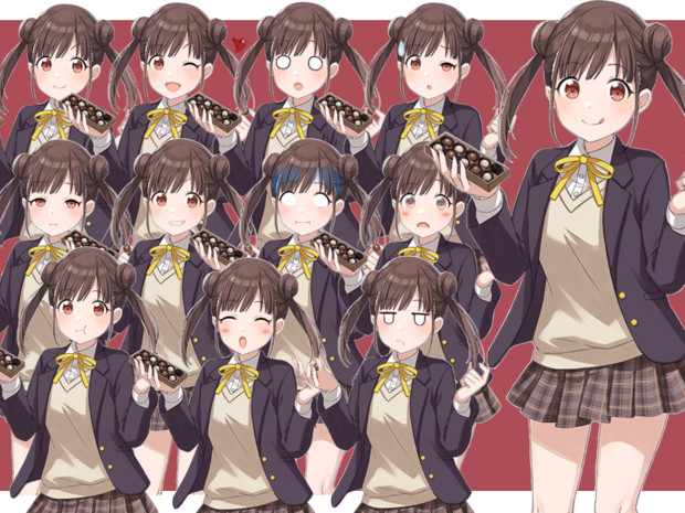立ち絵 シャニマス 園田智代子サンプル 配布開始 Centurio P さんのイラスト ニコニコ静画 イラスト