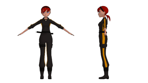 Mmd エイプリルモデルver1 ケツロ さんのイラスト ニコニコ静画 イラスト