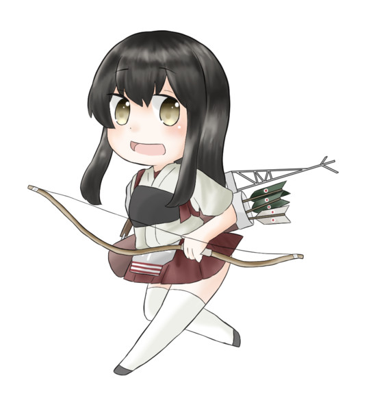 赤城さん(でふぉるめのすがた) / みdk さんのイラスト