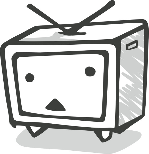 ニコニコテレビちゃん　超大きい画像 背景透過ＰＮＧ