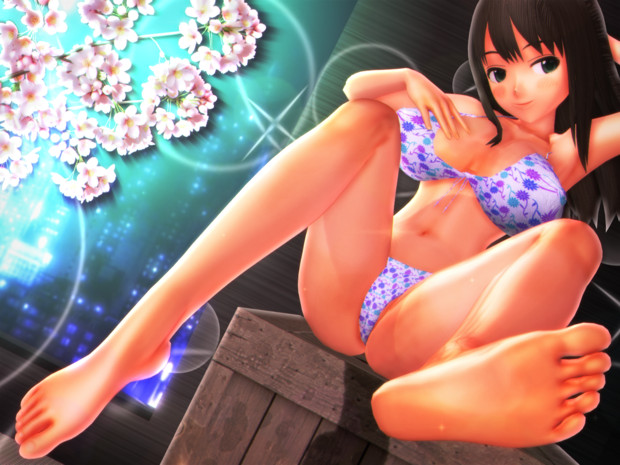 しぶりんビキニナイト しぶりんの開脚美を 海冥 さんのイラスト ニコニコ静画 イラスト