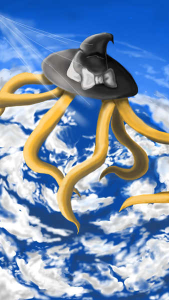 空に飛んでるszくらげ Xxx666 さんのイラスト ニコニコ静画 イラスト