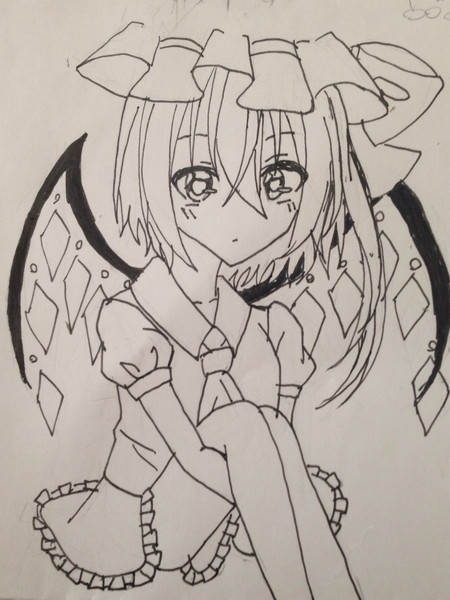 フラン線画