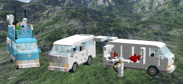 LDDでワンボックスカー作ってみた