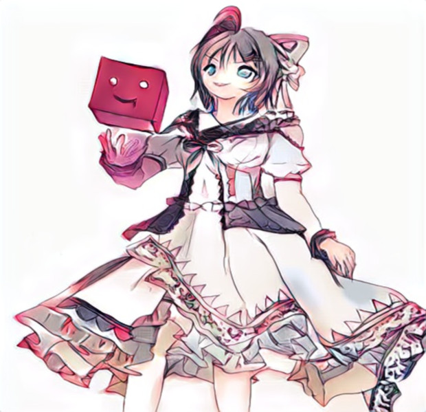 Aiのシロちゃんの春服を またまたai Paintschainer に塗ってもらった結果 さめっぽい人 さんのイラスト ニコニコ静画 イラスト