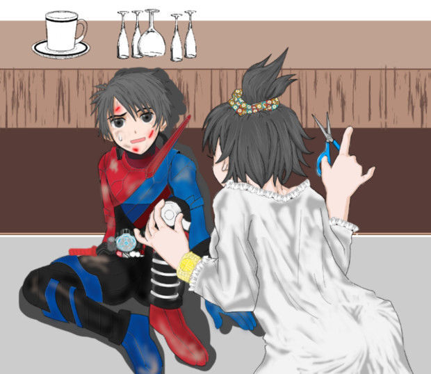 戦兎君と美空ちゃんと2 めだか さんのイラスト ニコニコ静画 イラスト