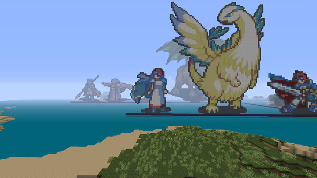 マイクラ ドット絵 リリーナ スース さんのイラスト ニコニコ静画 イラスト