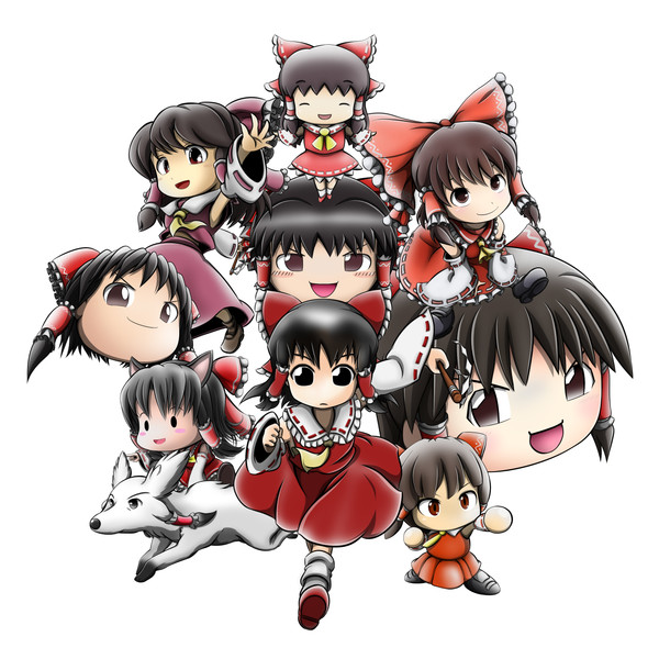 ちびキャラ ニコニコ 東方まとめ 静画