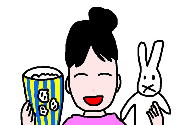 うさちゃんとポップコーンおじさん 黄瀬マコト さんのイラスト ニコニコ静画 イラスト