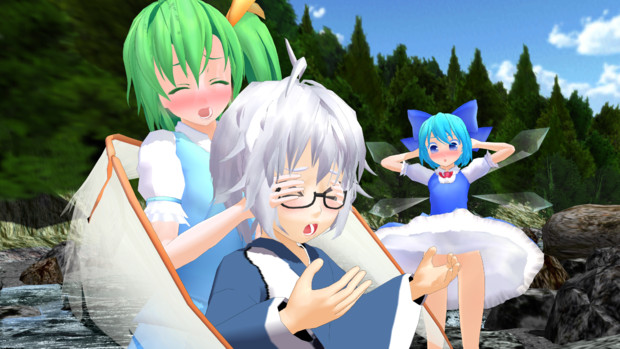 チルノには春風を 霖之助には目潰しを Hiro さんのイラスト ニコニコ静画 イラスト
