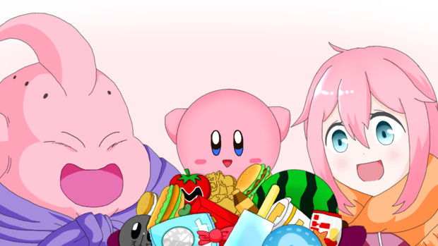ピンクの大食い 3 のば さんのイラスト ニコニコ静画 イラスト