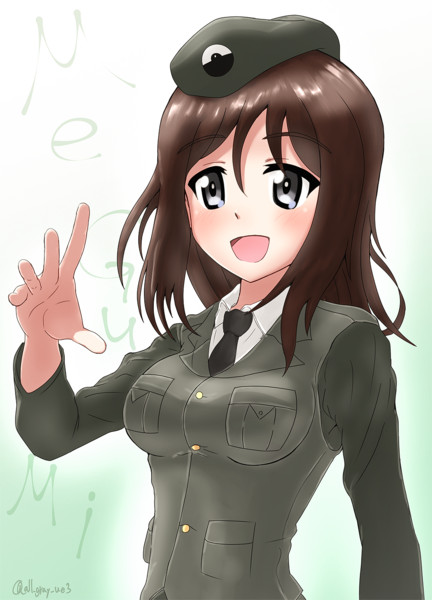 ガルパン メグミたそ 灰色プリン Nakanokami さんのイラスト ニコニコ静画 イラスト