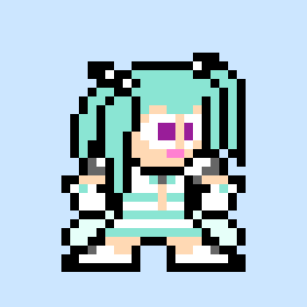 ドット絵 Megaでrockなｳｪﾋﾋ蜂 武器はふぐ刺し 遠呂ちん さんのイラスト ニコニコ静画 イラスト