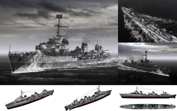 Mmd用モブ駆逐艦1940 ﾙ ﾓﾌﾞｵﾝﾌｧﾝ セット Tansoku102cm 沼地人 さんのイラスト ニコニコ静画 イラスト