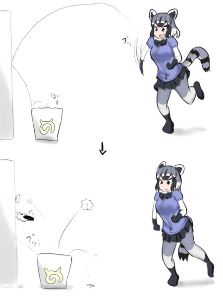 アライグマ けものフレンズ Nicosub静画