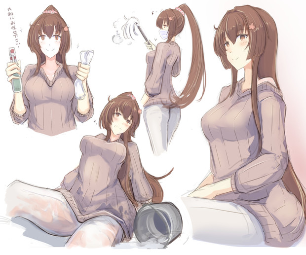 お掃除大和 ドス さんのイラスト ニコニコ静画 イラスト