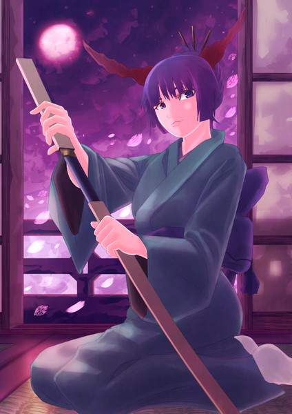 和服で刀 竜原ドラク さんのイラスト ニコニコ静画 イラスト