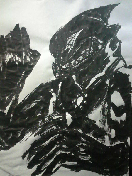 ウルトラマンベリアル描いてみた