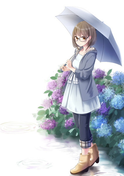 紫陽花の雨 ネコばか さんのイラスト ニコニコ静画 イラスト