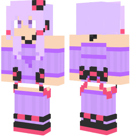Minecraft 結月ゆかり インナーver Preview ガデマト さんのイラスト ニコニコ静画 イラスト
